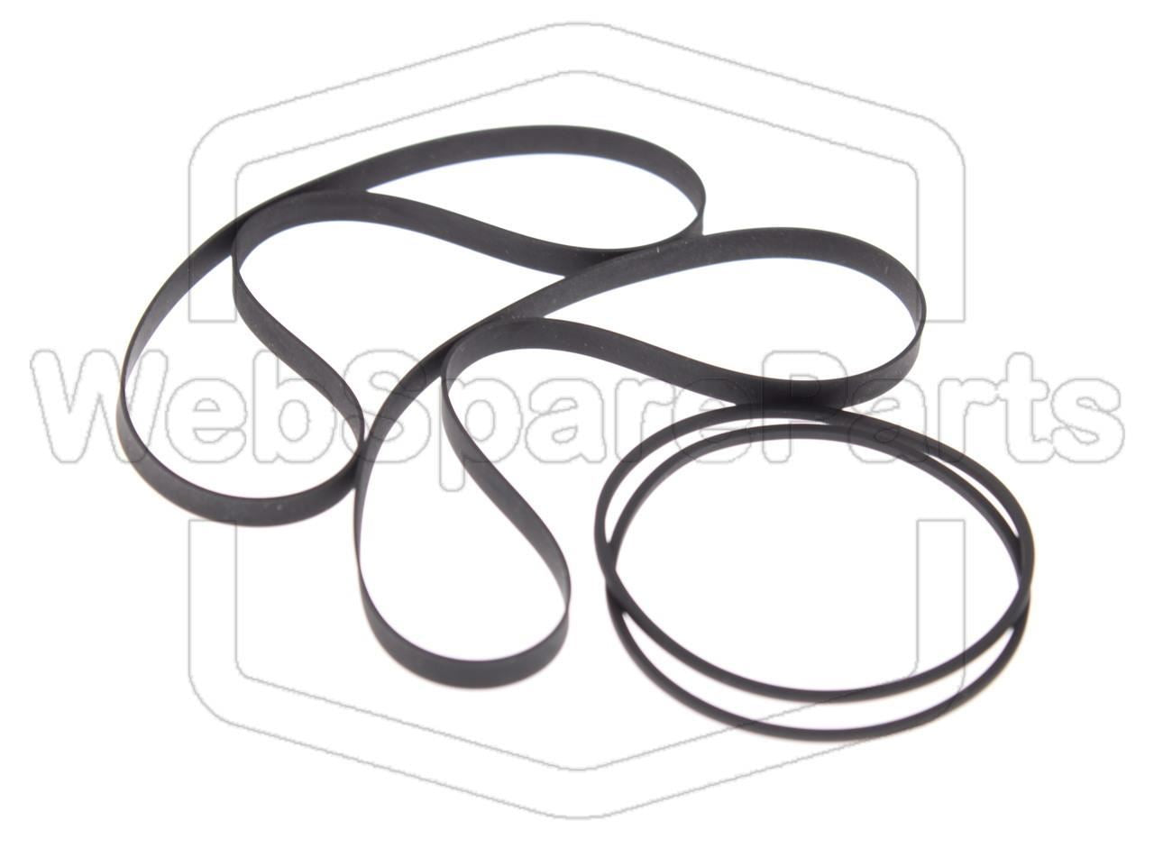 Full Belt Kit for Kenwood XF-5 Double Cassette Deck