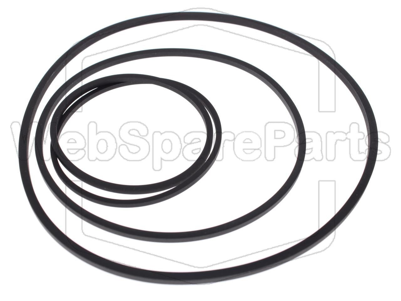 Kit de courroies pour Magnétoscope Sanyo VHR-2700 HF