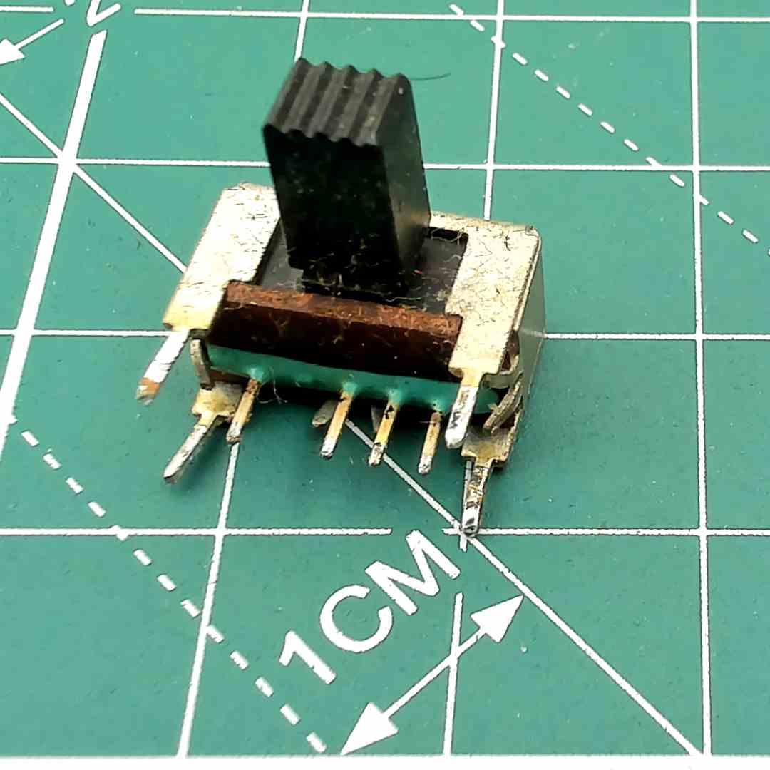 Sharp WQ268E 3-Position 4-Pin PCB Slide Switch for Vintage Boombox Repair