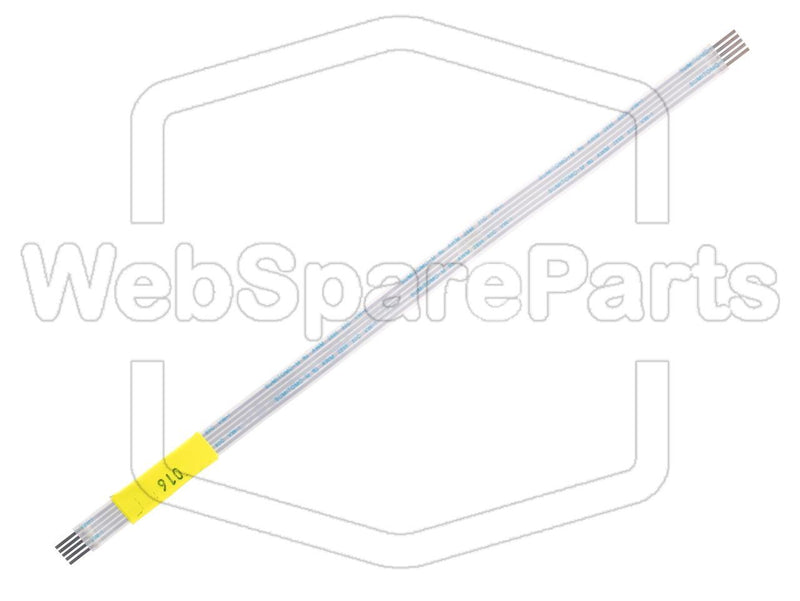 5 contacts Câble plat L=200mm W=7.6mm