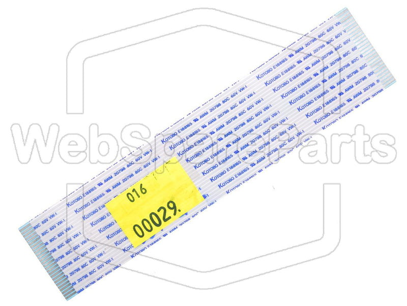 26 contacts Câble plat L=120mm W=27mm