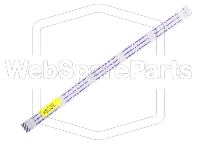 11 contacts Câble plat L=220mm W=12.07mm