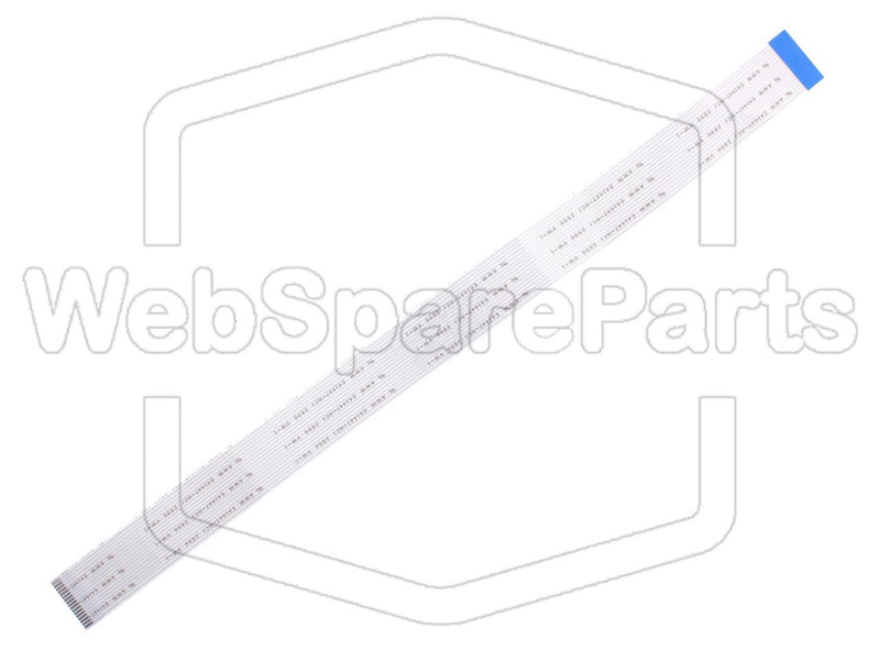 17 contacts Câble plat inversé L=340mm W=22.70mm