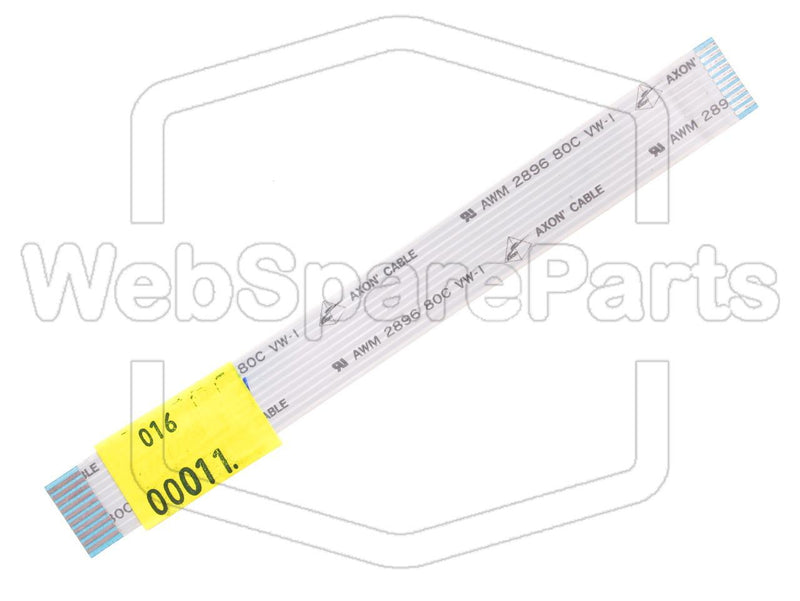 10 contacts Câble plat L=130mm W=13.90mm