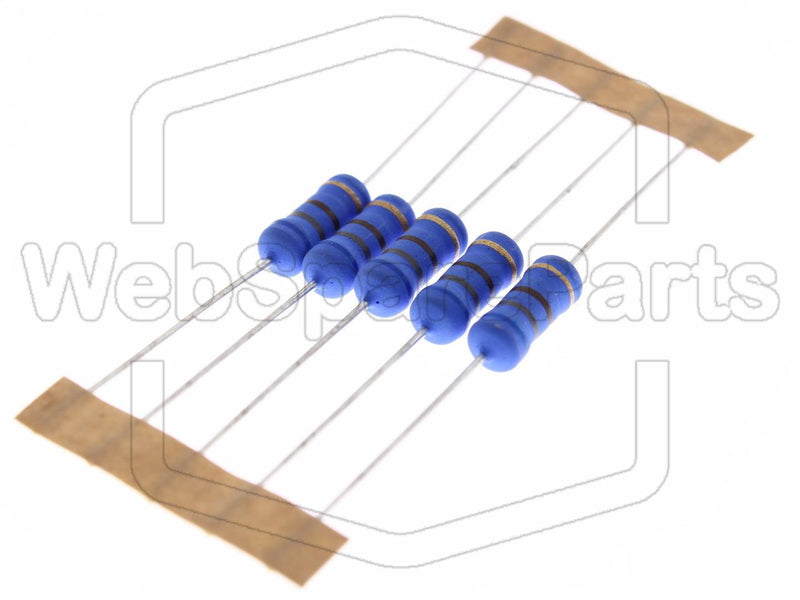 5x Metallic Film Resistance 680R 2W ±5% Ø5x12mm - WebSpareParts