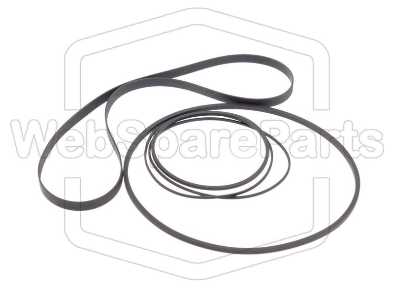 Belt Kit For Cassette Player Bang & Olufsen Beocord 5000 Type 4715 - WebSpareParts