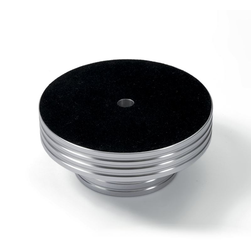 Dynavox PST300 Turntable Record Stabilizer with Bubble Level – 300 g [Silver]