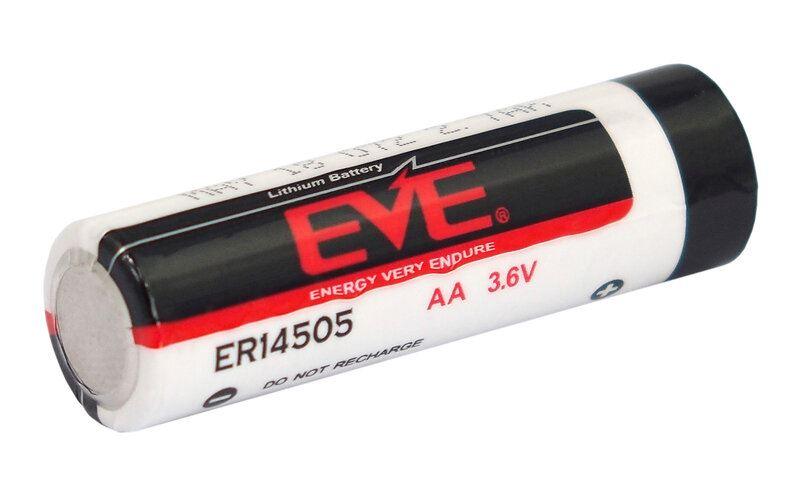 Lithium Li-SOCl2 ER14505 3,6V 2700mAh EVE batteri  