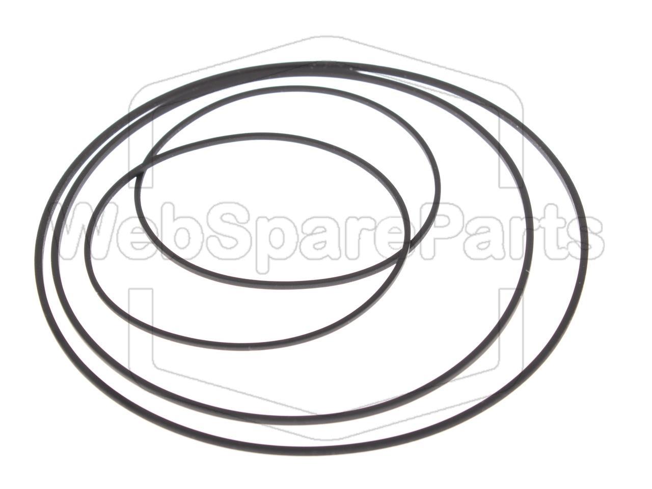Belt Kit for Pioneer XR-A500/EE Double Cassette Deck
