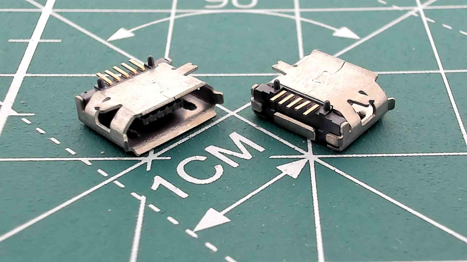Micro USB Female Connector for PCB Soldering S7502