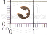 Circlip for Shaft 2.3mm Thick 0.6mm CU Retaining Ring for Vintage Audio Repair &mdash; photo 3