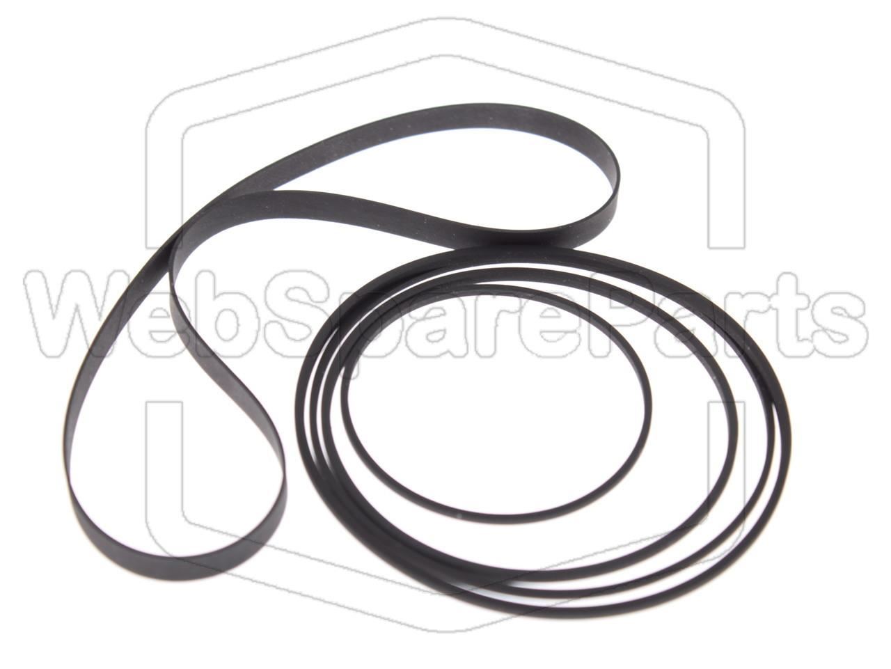 Full Belt Kit for Kenwood KX-65CW Double Cassette Deck