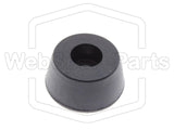 Picior rotund din cauciuc cu orificiu Ø3.0mm Base Ø16.0mm &mdash; photo 3