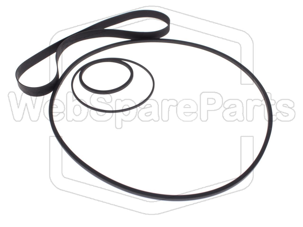 Belt Kit For Video Cassette Recorder Nordmende V-102