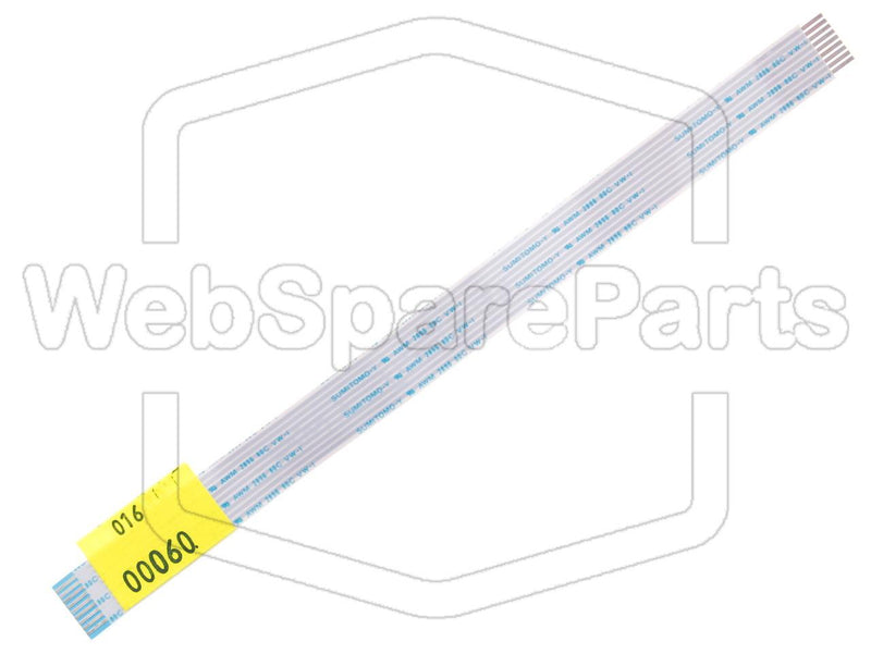 9 contacts Câble plat L=180mm W=12.55mm