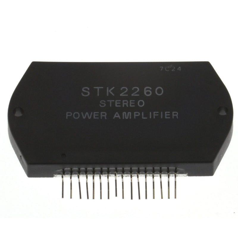 STK2260, amplificador de áudio de dupla potência 2x60W