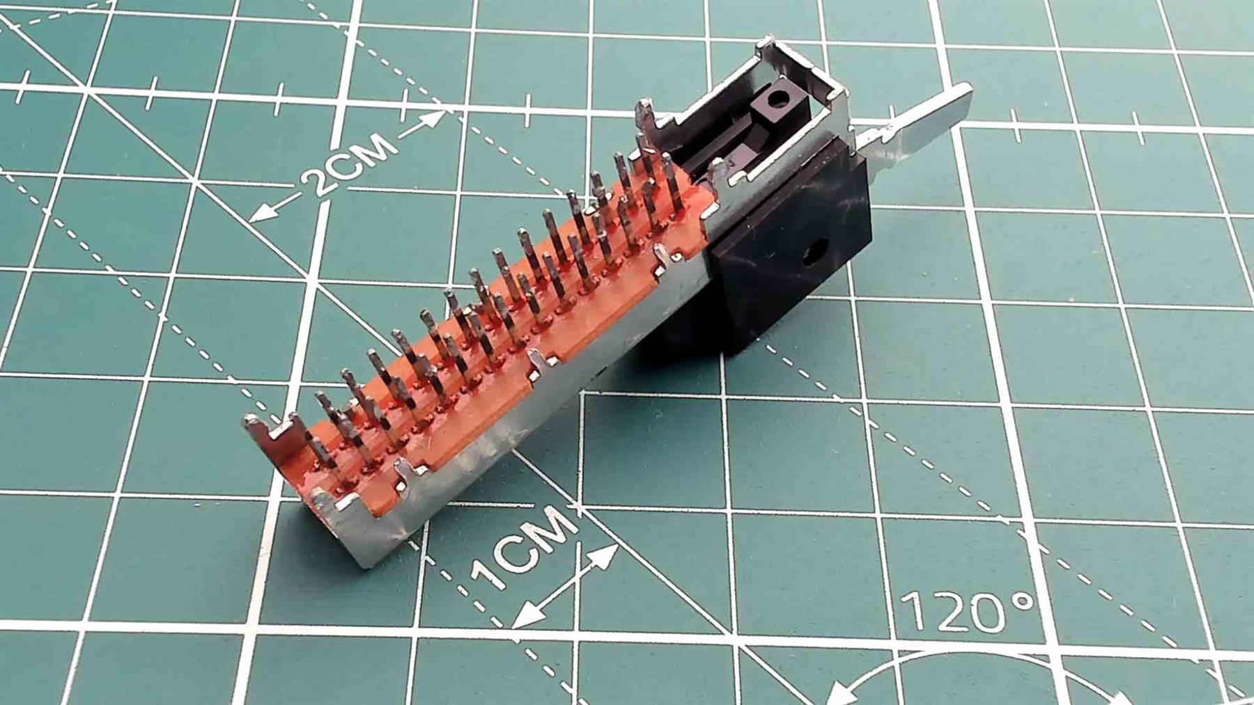 Samsung 3-Position 30-Pin Toggle Switch for Vintage Audio Repair