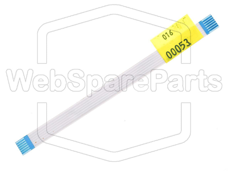 6 Pins Flat Cable L=130mm W=8.80mm