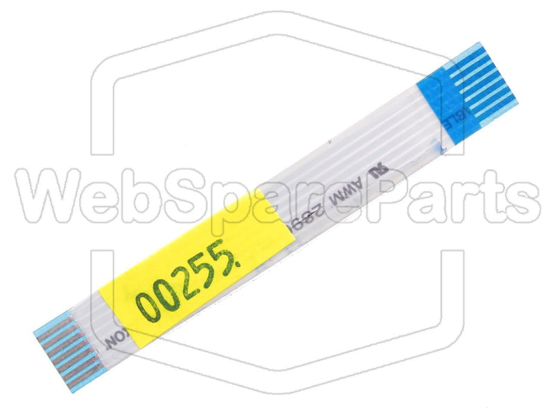 7 contacts Câble plat inversé L=71.80mm W=10.10mm