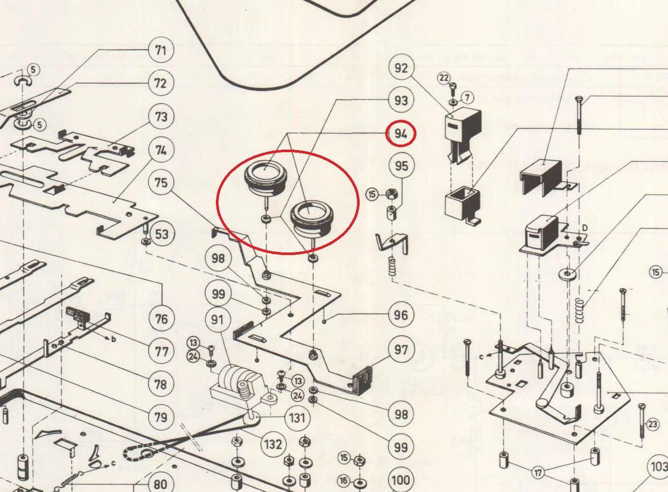 Philips N4308 Idler Tires For Reel to Reel [2 Pieces]