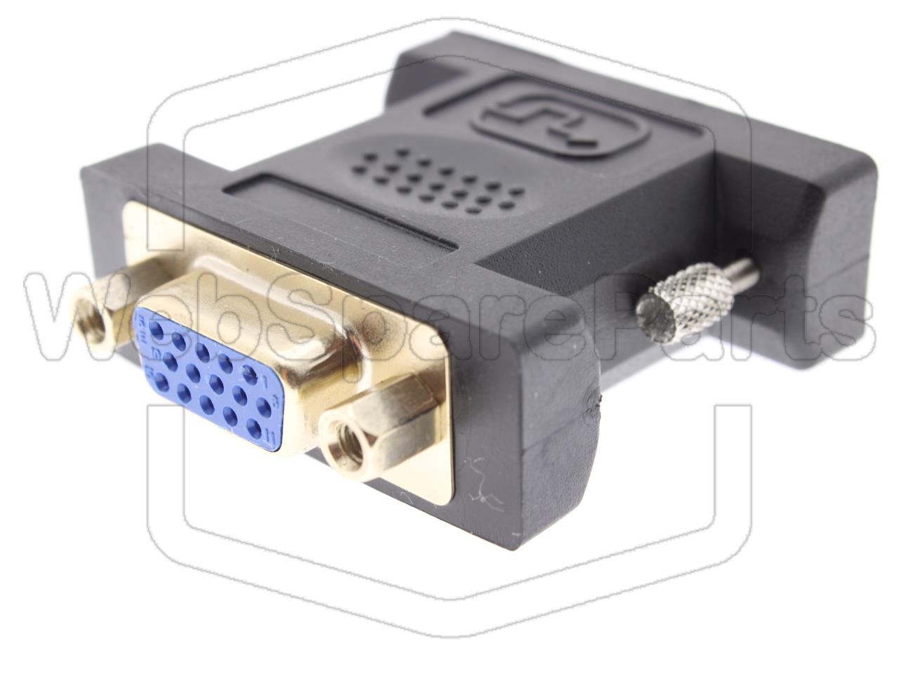 DVI-I [24+5] Male to VGA Female Adapter