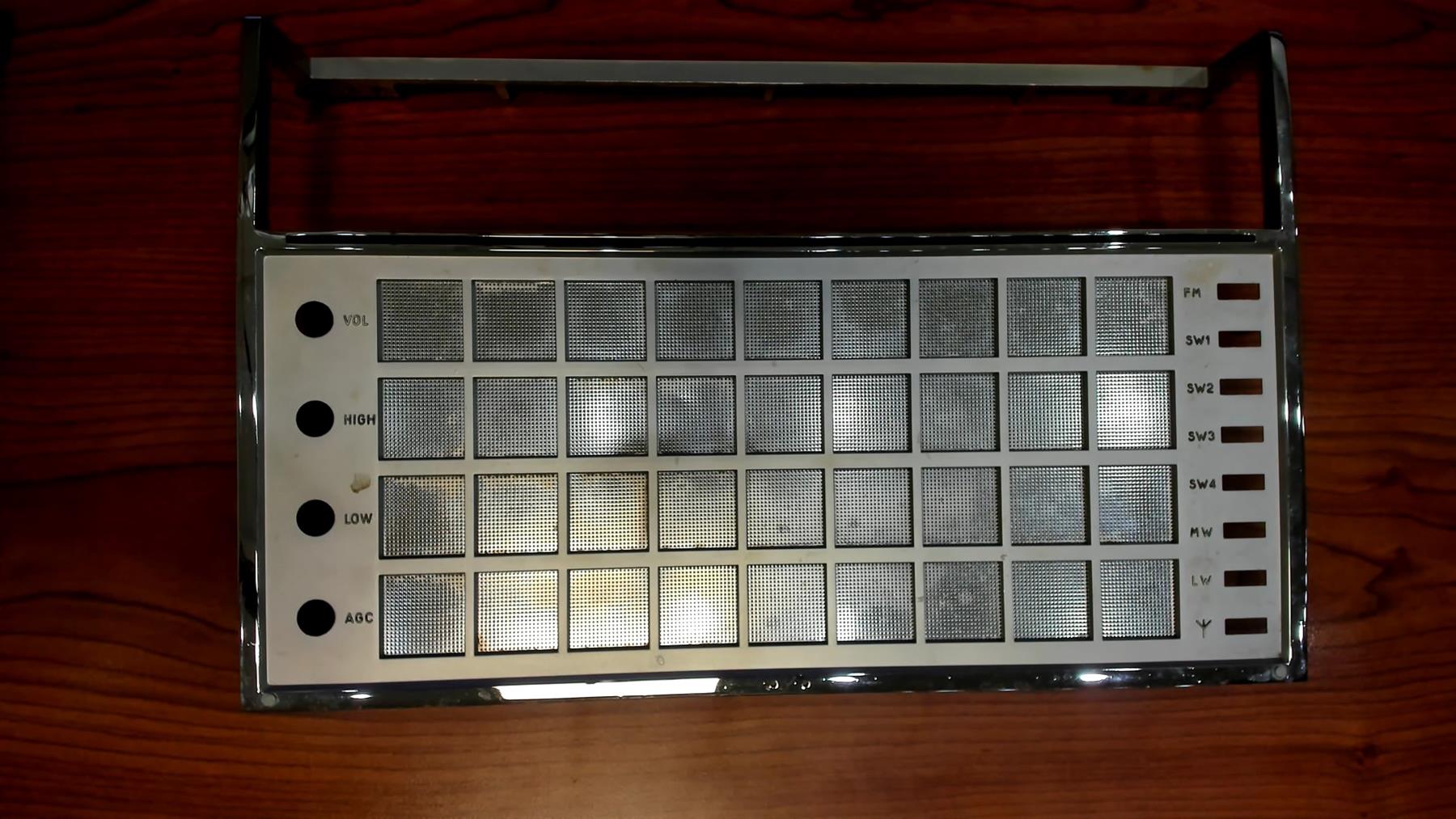 Philips L6X38T Radio Frontpanel  