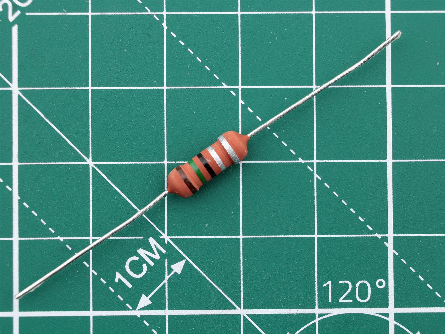 Fuse Resistor 1.5R 1W ±10% Ø5x12mm