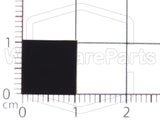 Picior pătrat din cauciuc autoadeziv 10.0mm x 10.0mm Height 3.5 mm &mdash; photo 3