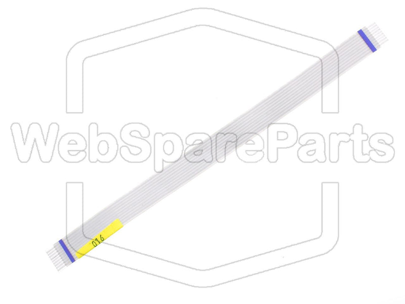 9 Pins Flat Cable L=190mm W=12.65mm - WebSpareParts