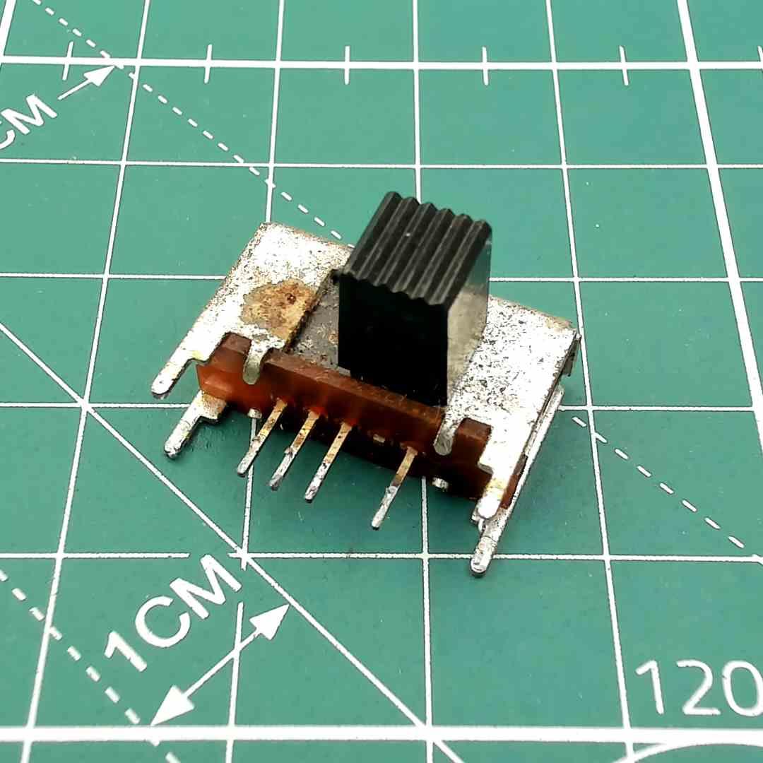 Samsung RCD750 2-Position 4-Pin PCB Slide Switch for Vintage Audio Repair