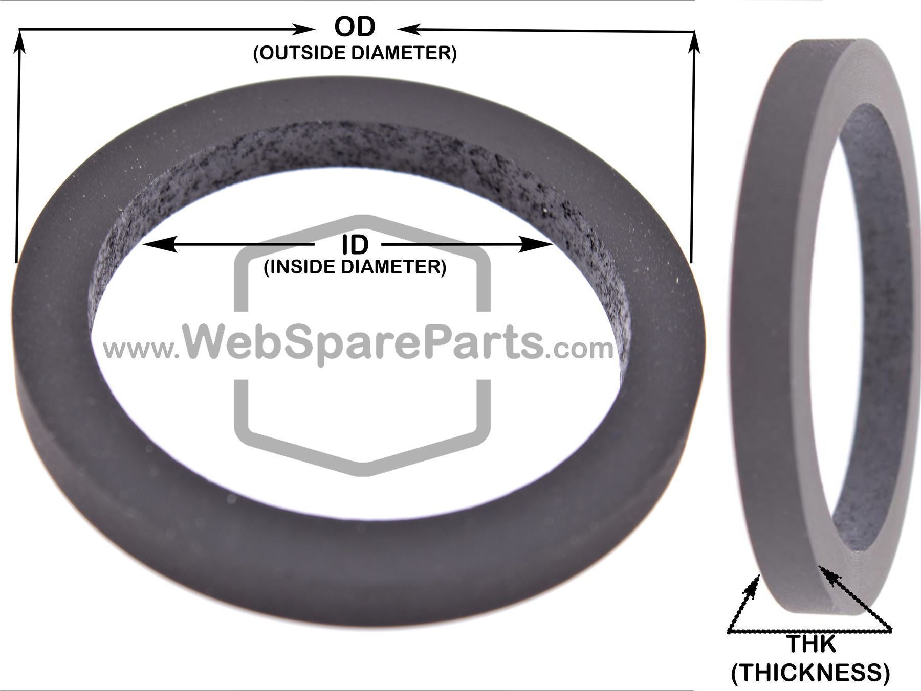OD = 23.50 mm x ID = 13.40 mm x THK = 5.10 mm - Idler Tire