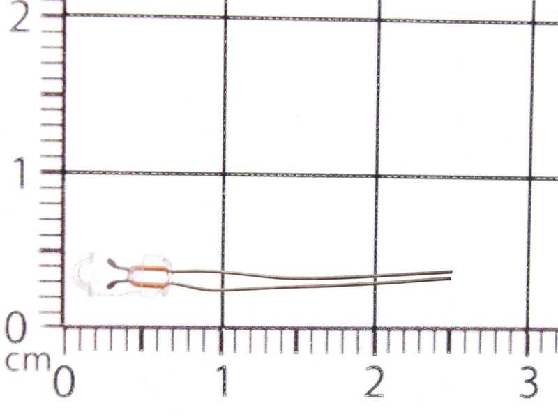 Miniature lamp 3.0 Volts 40mA Ø 3.15mm Length 6.35mm