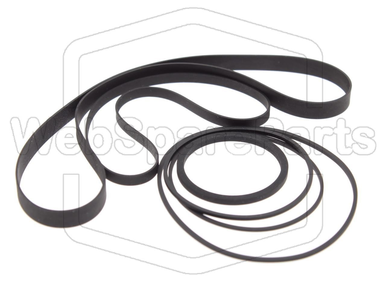 Full Belt Kit for Cassette Deck Pioneer CT-720 Version 2