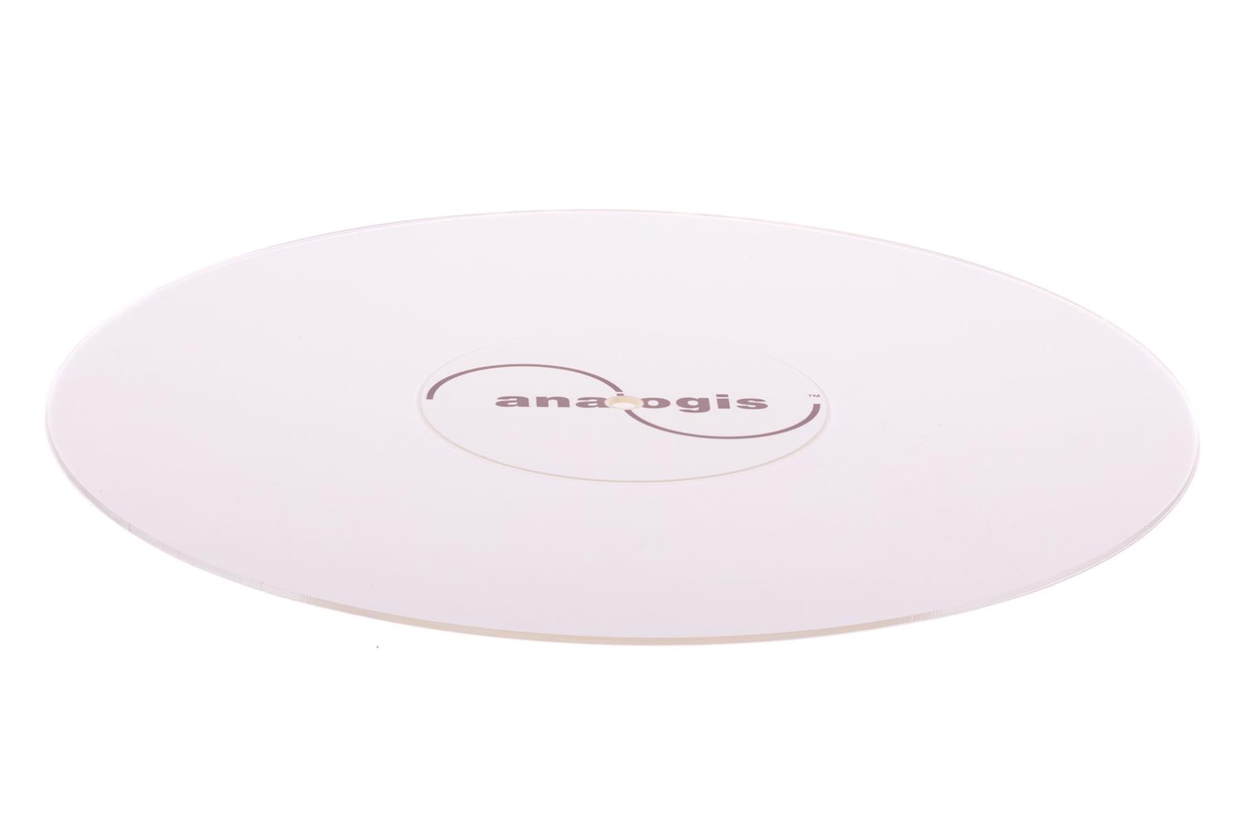 Analogis Mat Three Acrylic Turntable Mat – Anti-Static Platter Mat with Label Recess