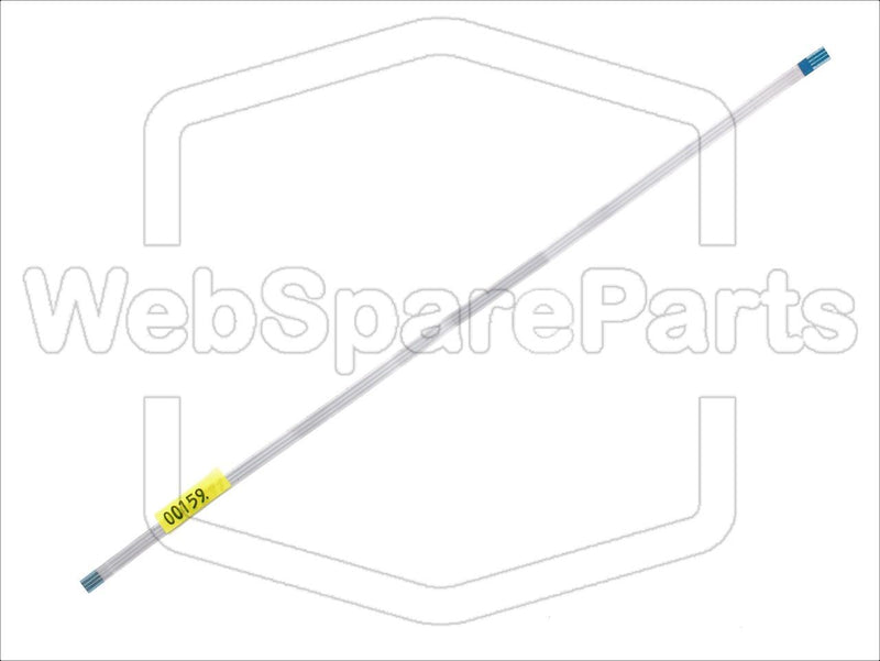 Flat Cable invertido de 3 pinos L=290mm W=5,2mm