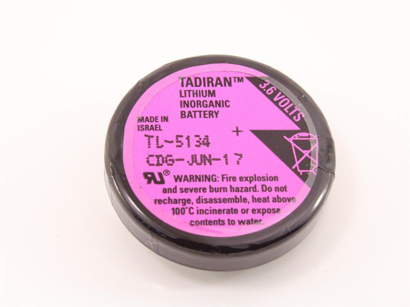 Button Lithium Battery With Pins TL-5134 3.6V Tadiran