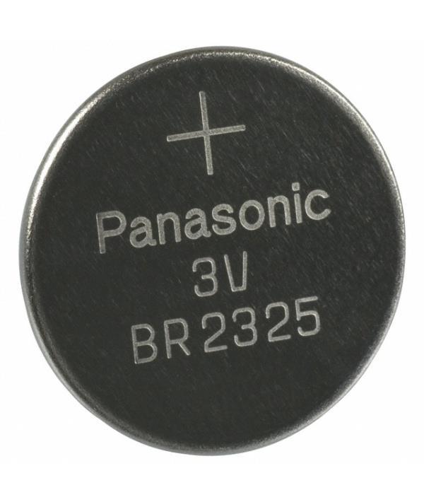 Lithium batteri med pins BR2325 CR2325, DL2325 Panasonic 3,0V  