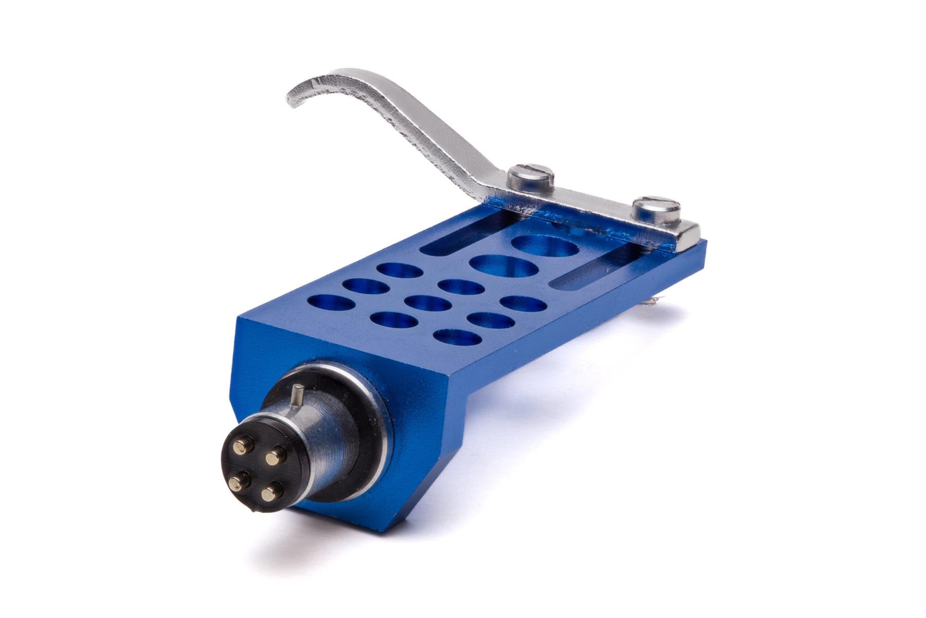 Analogis HS-27 CNC Aluminium Headshell – SME Mount with Gold-Plated OFC Leads [Blue]