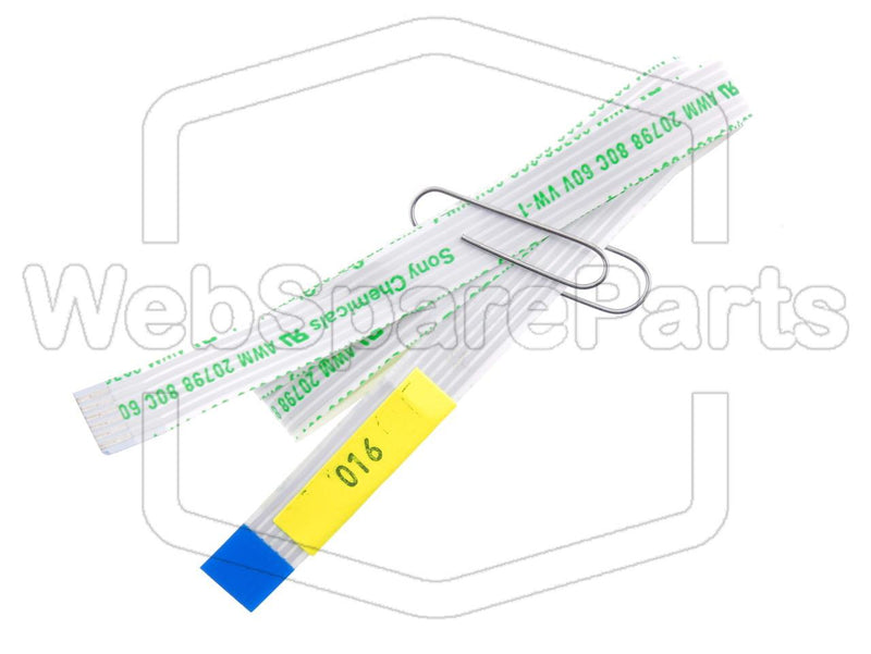 6 contacts Câble plat L=485mm W=9.10mm