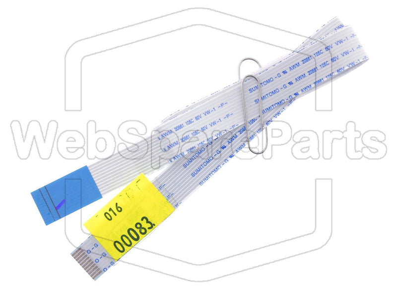 11 contacts Câble plat L=565mm W=12mm