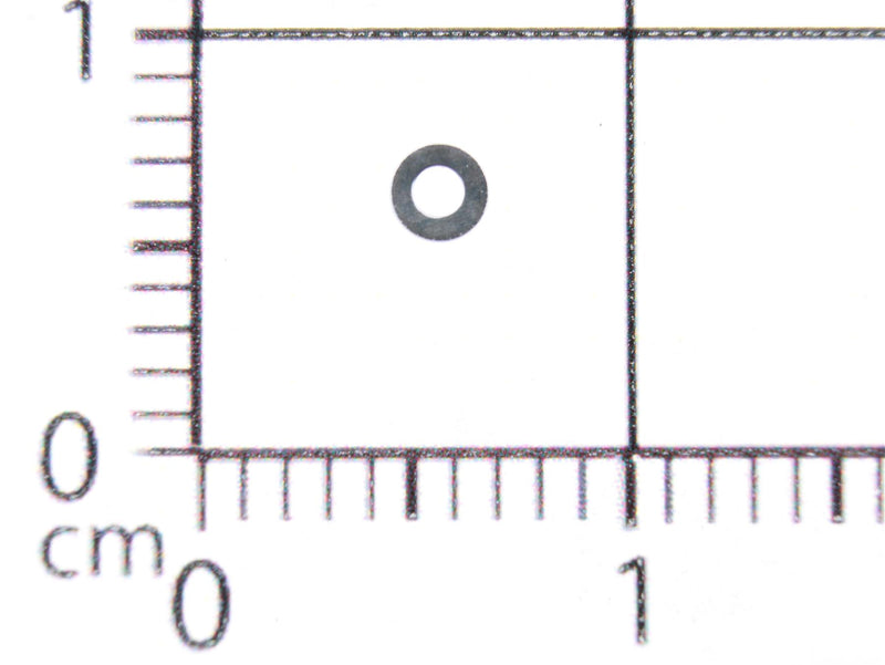 Washer Round M1, 1.1mm x 2.5mm  Thickness 0.3mm