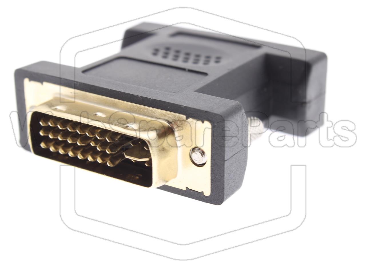 DVI-I [24+5] Male to VGA Female Adapter