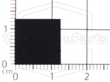 Picior pătrat din cauciuc autoadeziv 12.0mm x 12.0mm Height 5.0 mm &mdash; photo 3