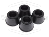 Picior rotund din cauciuc cu Ø3.2mm Base Ø11.5mm &mdash; photo 12