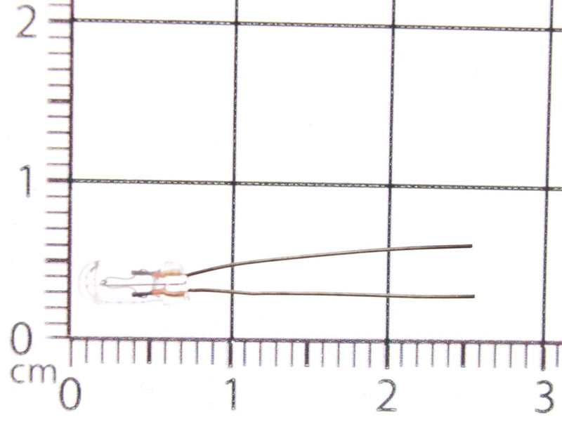 Glødelampe 14 Volt 60mA Ø 3,15mm Længde 6,35mm  