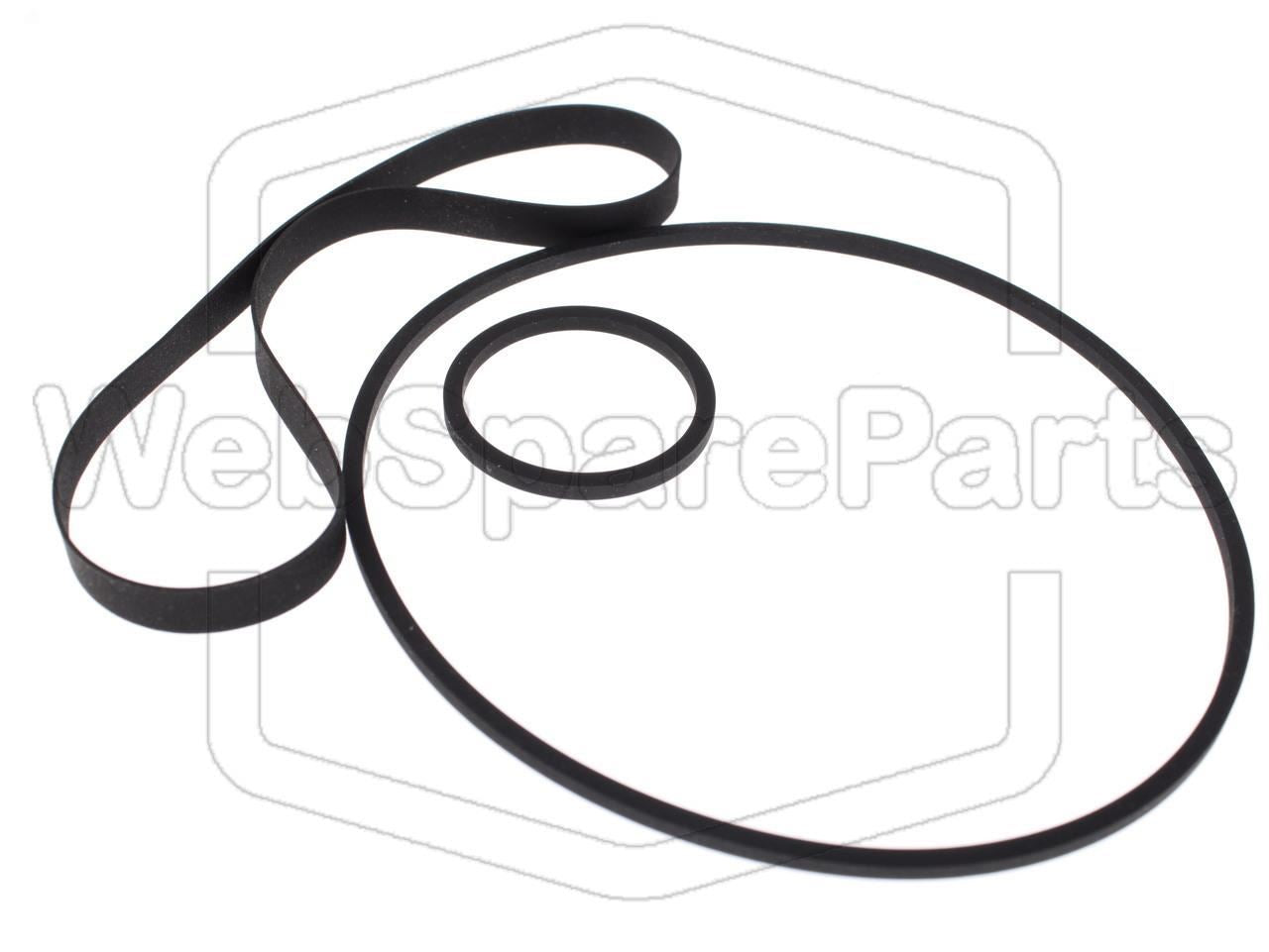 Belt Kit For Video Cassette Recorder Tactics ZX-9100