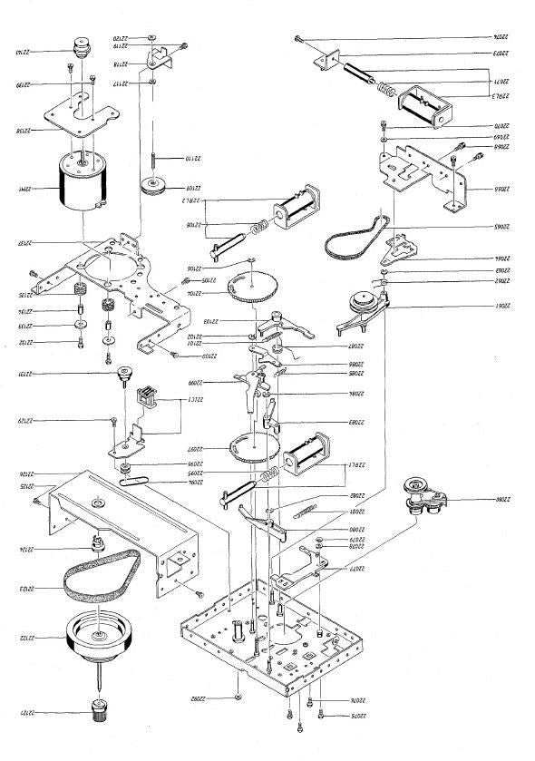 Bang & Olufsen Beocenter 2200 (Rubber bushing) Part Position: 22135