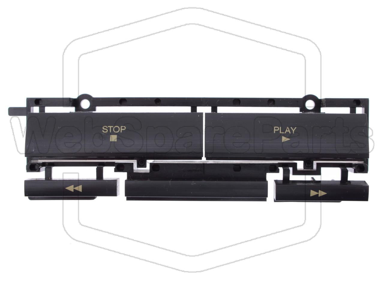 Replacement Keyboard Key Panel for Cassette Deck, Technics RS-232