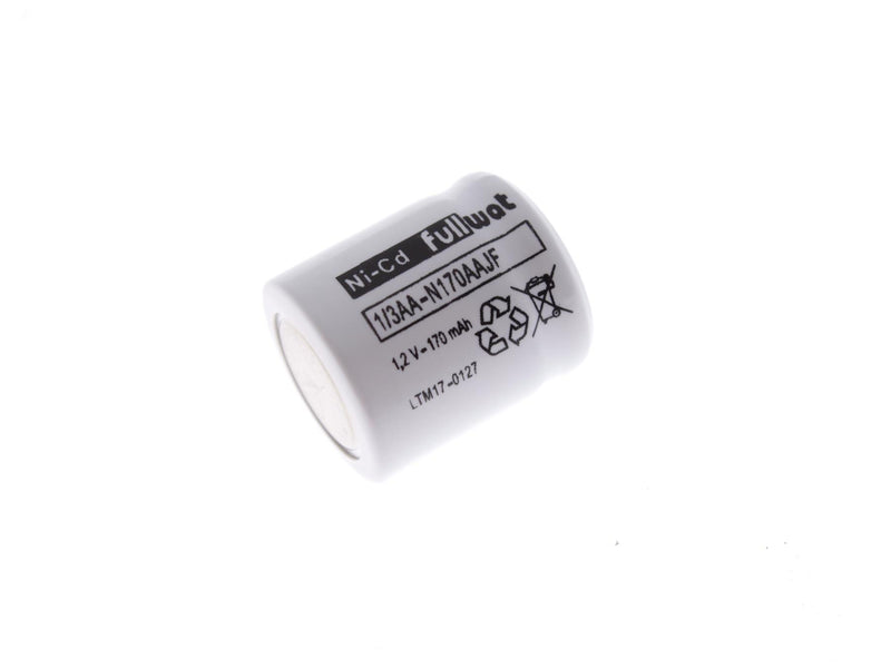 Ni-Cd 1/3AA 170mAh 1,2V genopladeligt batteri  