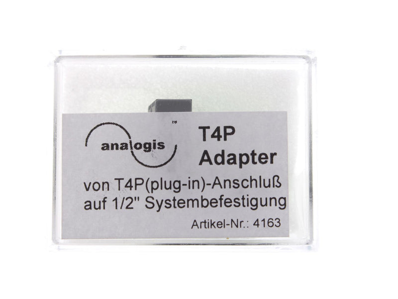 Adaptador Headshell T4P para adaptação de cartuchos T-4P (plug-in) para fixação de 1/2